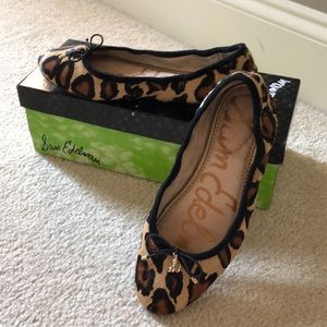 Felicia Leopard Hair Flats